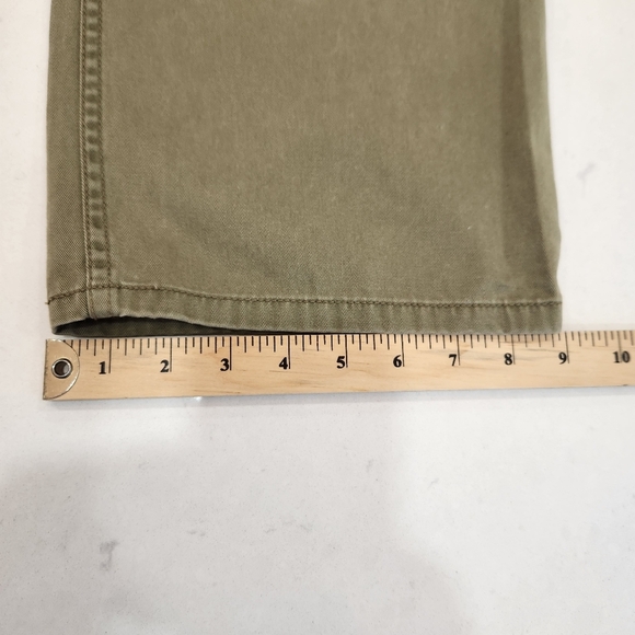 VTG Polo Ralph Lauren Drygoods 650 Straight Pants Khaki Olive Green Chino 40x30 - Picture 12 of 13